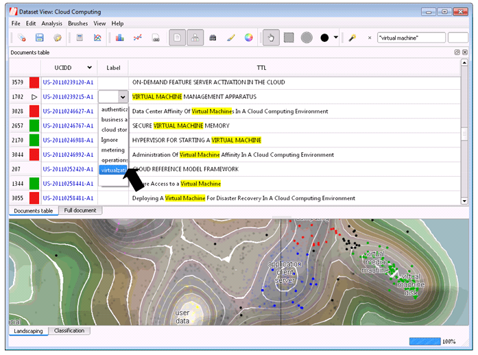 KMX training sets can be created through the user interface.