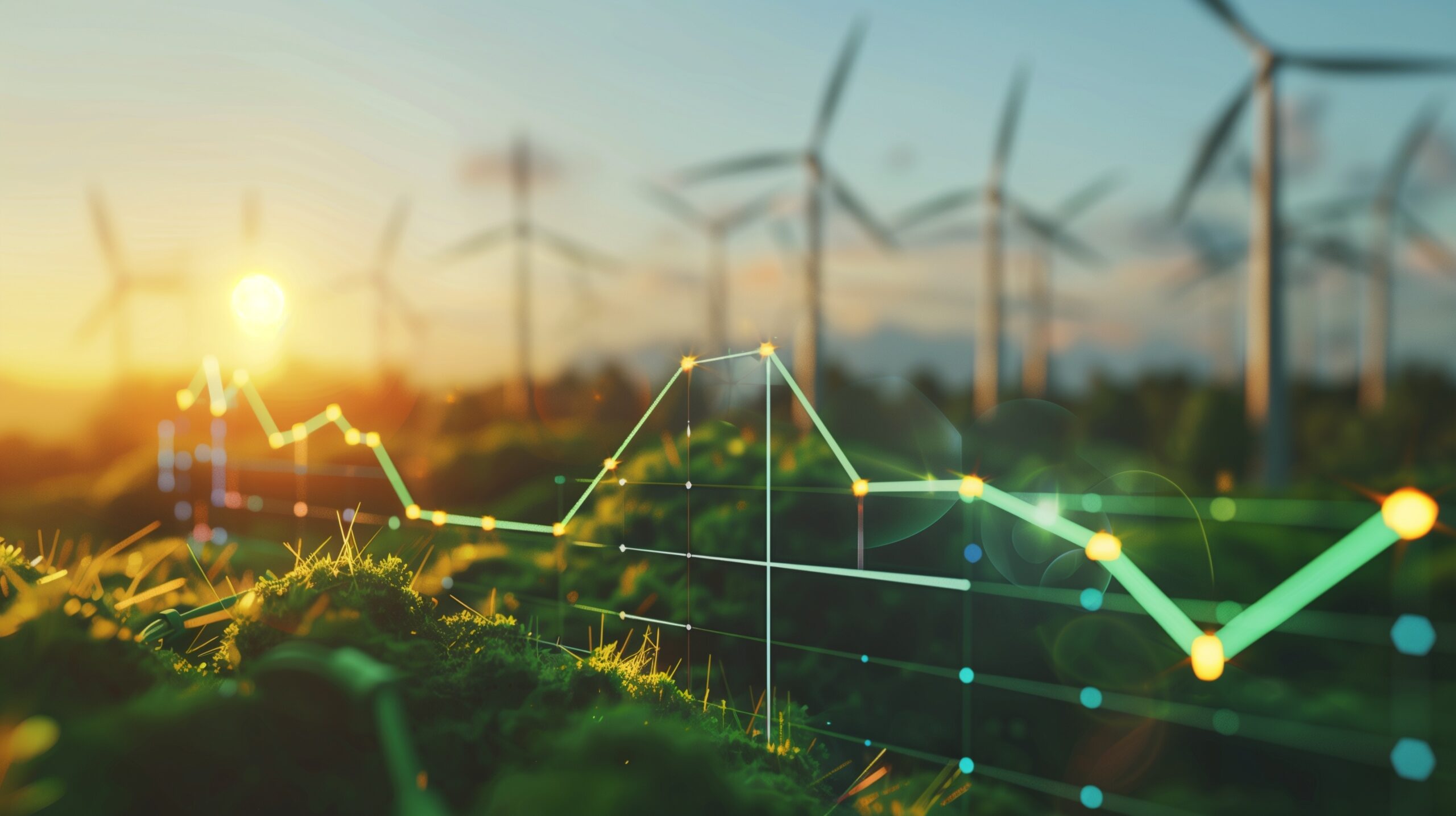 Conceptual image depicting the rise in energy prices